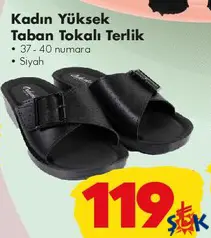 KADIN YÜKSEK TABAN TOKALI TERLİK KADIN YÜKSEK TABAN TOKALI TERLİK